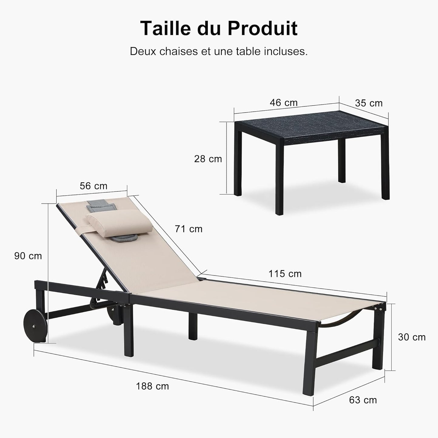 Transat de Soleil De Extérieur