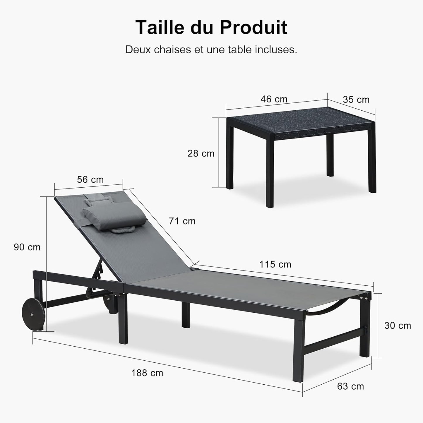 Transat de Soleil De Extérieur