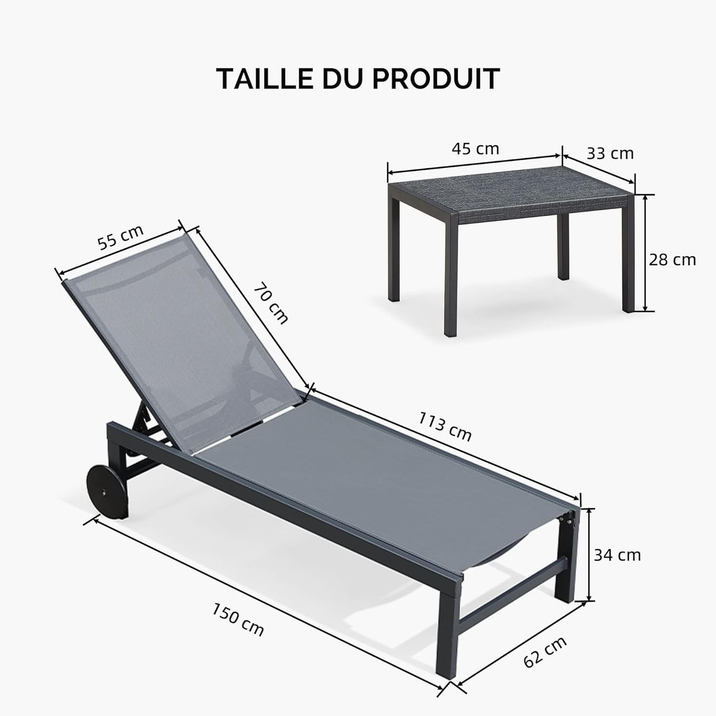 Transat de Soleil De Extérieur